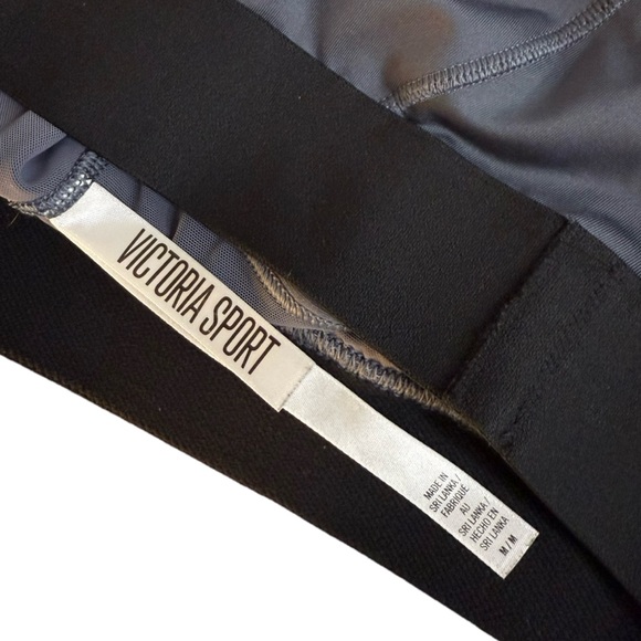Victoria’s Secret VICTORIA SPORT Bra Women’s M Gray / Black Racerback Logo - Picture 5 of 6